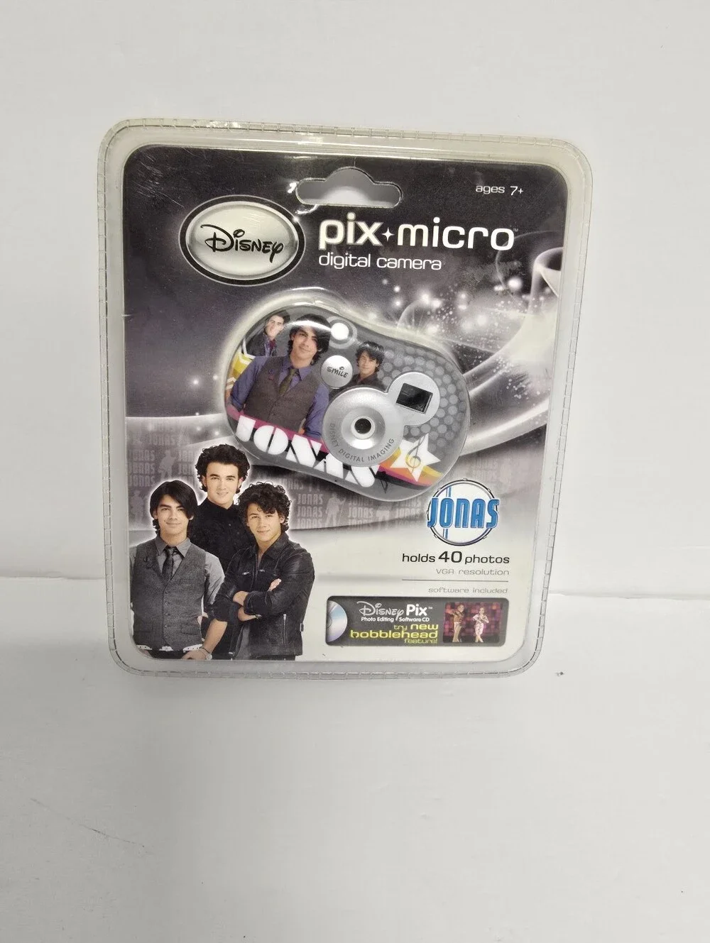 Disney Pix Micro Digital Camera Jonas Brothers Holds 40 Photos Y2K NEW
